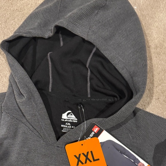 Quiksilver Men's Dark Gray Hoodie - Picture 5 of 5